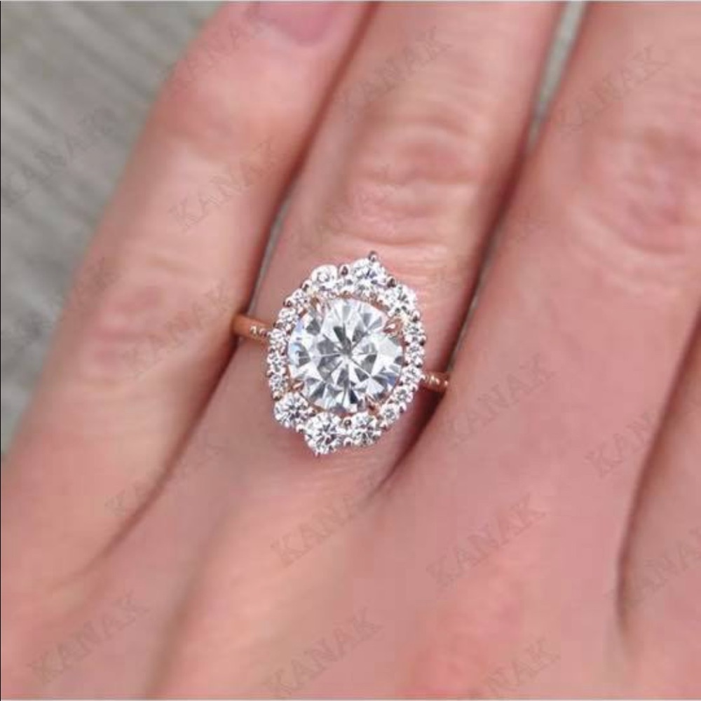 Kanak Rose Gold Engagement Ring